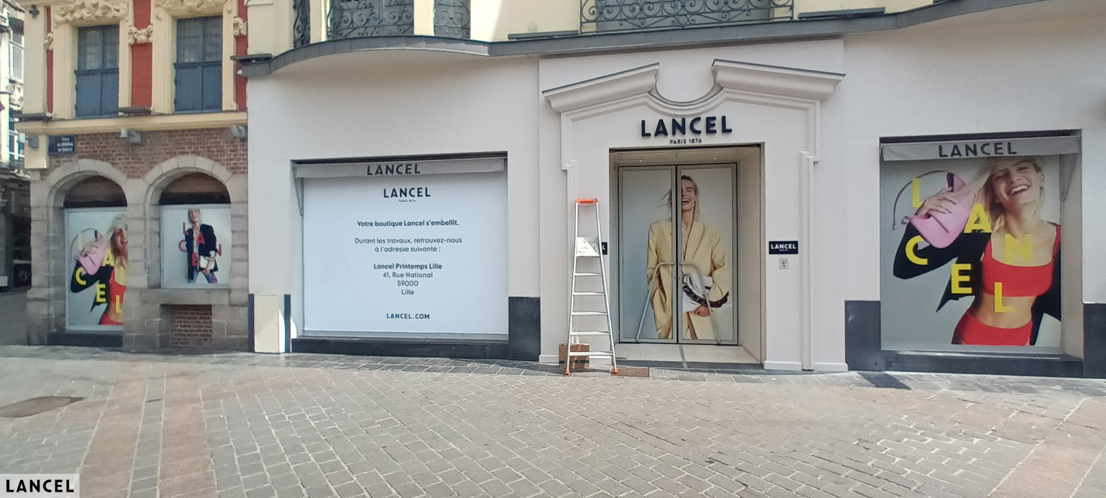 Lancel PLV Vitropahnie Lille Legend Services